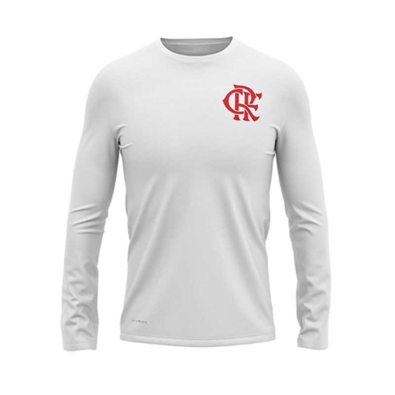 Camisa Flamengo Manga Longa Protection Branca Braziline – Loja Oficial do Flamengo Camisa Flamengo Manga Longa Protection Branca Braziline - Loja Oficial do Flamengo